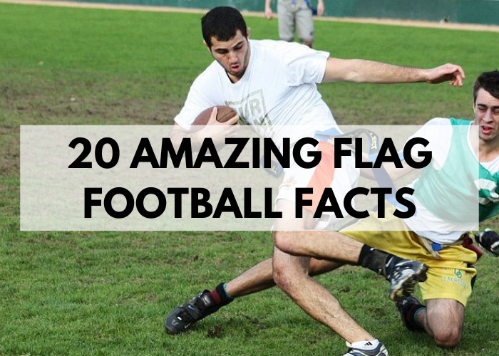 20 amazing flag football facts graphic